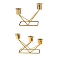 thumbnail image 1 of 2 Candelabros Geométricos Nórdicos para Sala de , Decoración de Escritorio, 1 of 9