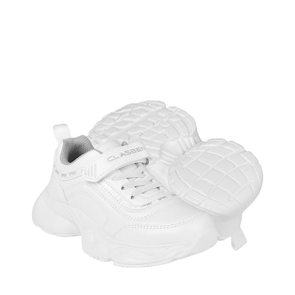 TENIS CLASBEN NIÑA SPORT SIMIPIEL BLANCO 18-21