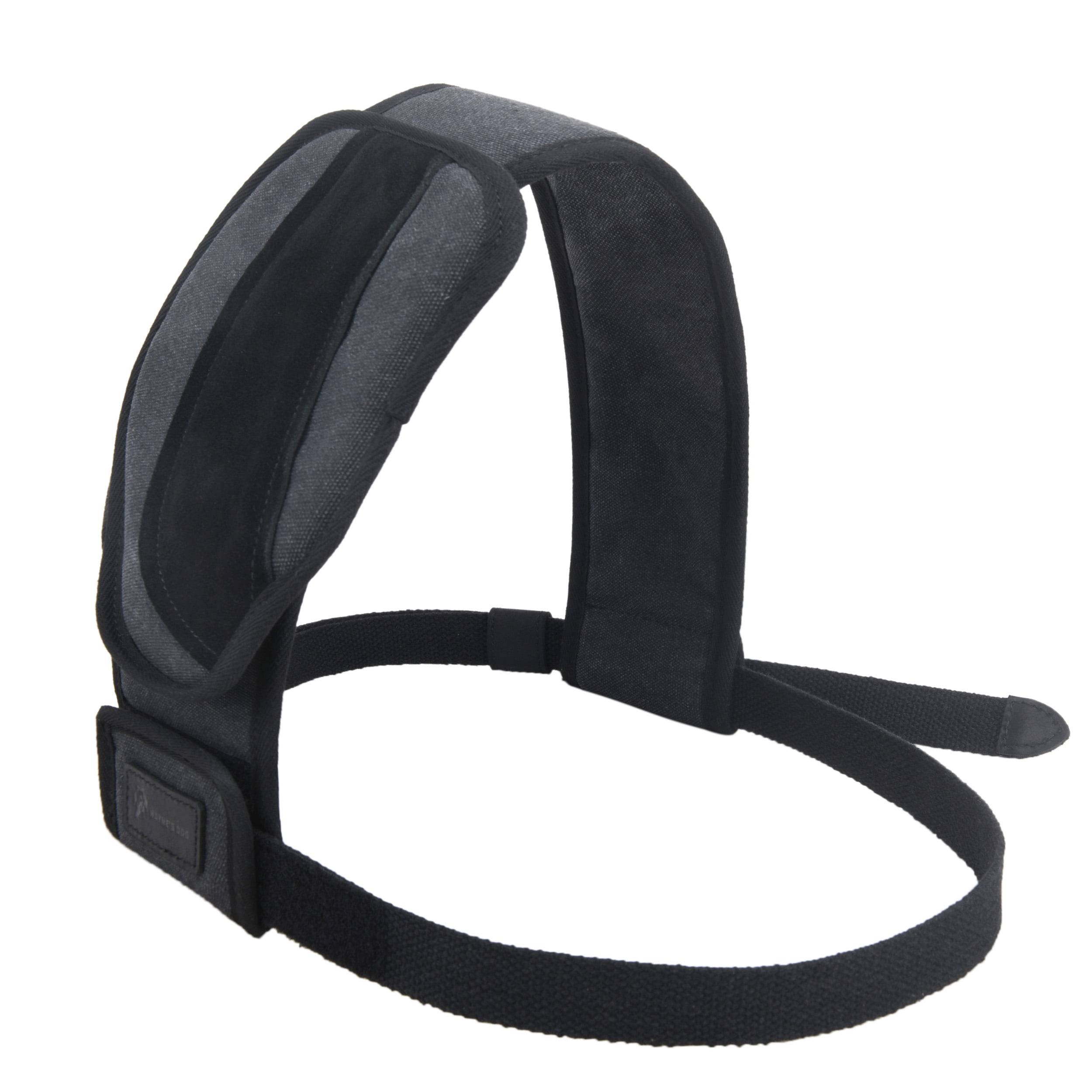 Black Canvas Shooting Left Shoulder Recoil Pad , Shoulder Shield Protection for Left Chest