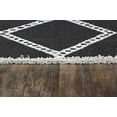 thumbnail image 4 of Momeni Monaco Polyester Contemporary Indoor Area Rug, Black, 2 X 3, 4 of 5
