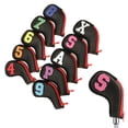 thumbnail image 4 of Cubiertas de cabeza de hierros de golf shamjiam 10x Cubiertas de hierro para 9 Cubiertas para la cabeza PASX, 4 of 9