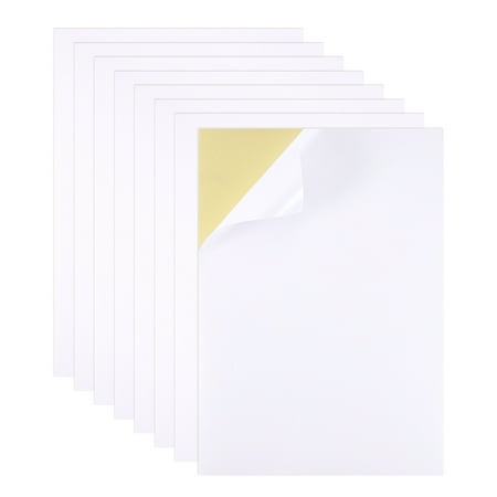 A4 Self Adhesive Laser/Inkjet Printing Paper with Adhesive Back Matte White 29.75x11x0.01cm 50sheets/bag