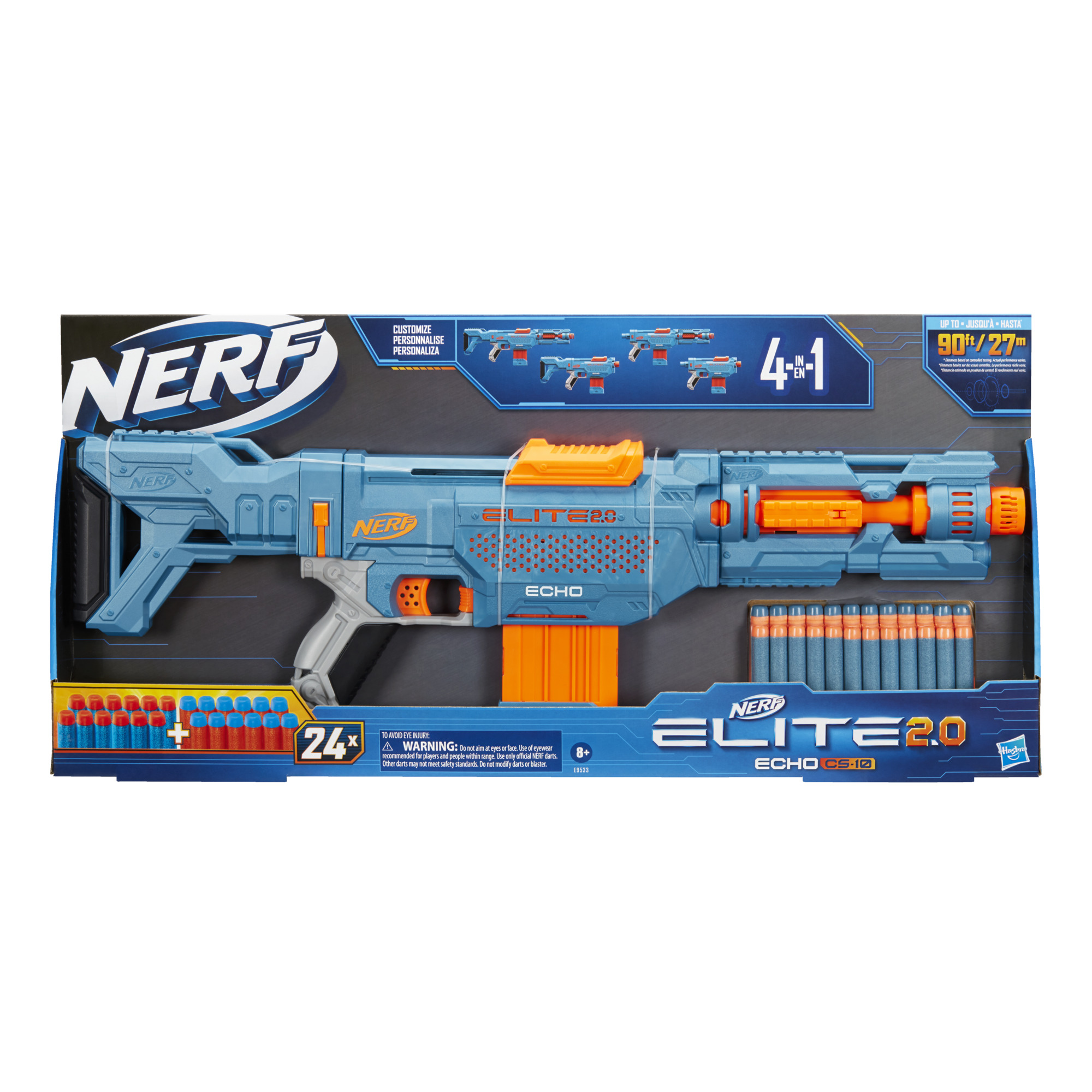 Nerf Elite 2.0 Echo CS-10 Kids Toy Blasters with 24 Darts - image 3 of 8