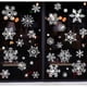 thumbnail image 3 of Calcomanía de cristal de ventana de copo de nieve de Feliz Navidad, efecto de purpurina, pegatina de pared electrostática, decoración de habitación de niños, calcomanías para el hogar, 3 of 4
