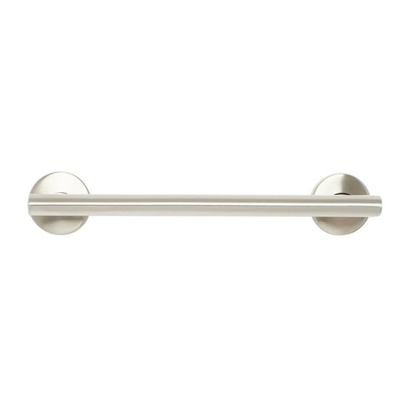18-inch Coronado Bathroom Shower Grab Bar, Oval Design, ADA Compliant, Satin Finish