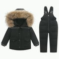 thumbnail image 4 of UAYOTSE Toddler Snowsuit Baby Boys Girls Winter Ski Suits Clothes Warm Hooded Jacket and Bib Pants,Sizes 5-6 Years, 4 of 4
