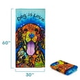 thumbnail image 4 of Dean Russosoft Plush Cotton Beach Bath Pool Towel Mysterio Gaze Dog Beach Towels Multicolor, 4 of 7