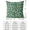 thumbnail image 3 of Vintage Flower Pillow Covers 20x20 Set of 2 Rustic Cute Small Floral Dark Green Cream Decorative Throw Pillows Outdoor Pillowcase Farmhouse Velvet Cushion Case Decor for Home Sofa Couch Bed, 3 of 6