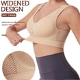 thumbnail image 3 of Hollow Sports Bra for Women Skin-friendly Comfy Underwear for Indoor Exercising, 3 of 5