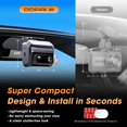 thumbnail image 4 of Dash cam ddpai Z60 4K frontal y trasera con GPS y visión nocturna, pantalla de 3", 4 of 9