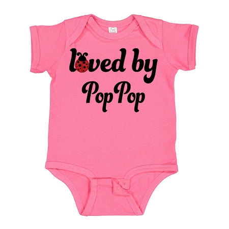 

Inktastic Loved by Pop Pop Gift Baby Boy or Baby Girl Bodysuit