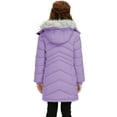 thumbnail image 6 of Wantdo Big Girls' Winter Coat Insulated Jacket Warm Fleece Lined Puffer Jacket Light Purple 18/20, 6 of 10