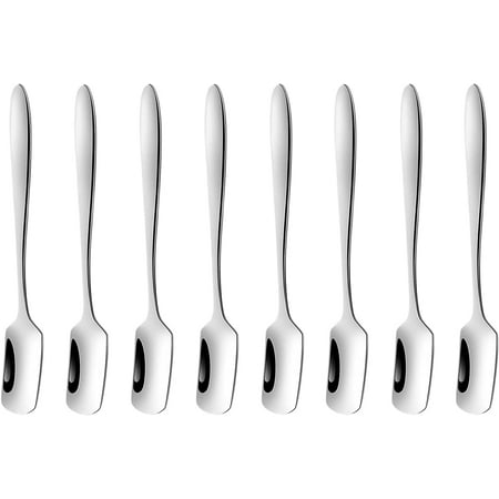 

Mini Stirring Spoons Stainless Steel Espresso Spoons 4.9 Inch Coffee Spoons for Desserts Ice Cream Tea Coffee Milk Sugar
