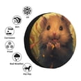 thumbnail image 4 of Fuzoiu Cute Sunflower Guinea Pig Print Universal Spare Tire Cover with Buckle Strap, Waterproof Wheel Covers for Jeep, Trailer, RV, Truck and All Car-15 inch, 4 of 6