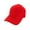 Red, variant on SLM Men's Fitted Blank Curved Brim Baseball Hat Cap