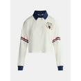 thumbnail image 5 of Netflix Stranger Things Cotton Rugby Graphic Polo from No Boundaries, Women’s and Women’s Plus, 5 of 5