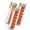 Orange, variant on JZCHUNTOY Ice Making Mold 3 Pieces, Food Grade BPA-Free Flexible Silicone Tray, Easy Release Stackable Ice Maker, Reusable Mold for Cocktails, Drinks, Whiskey, Beverages and Kitchen Use