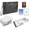 thumbnail image 2 of Veltec Fireproof and Waterproof Large Valuables Zipper Pouch Bag 14”x10” with Combination Lock for Documents, Notary Stamps, Devices, Passports and Cash, 2 of 8