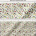 thumbnail image 2 of Soimoi Cotton Poplin Fabric Leaves & Floral Artistic Print Fabric by Yard 56 Inch Wide, 2 of 7