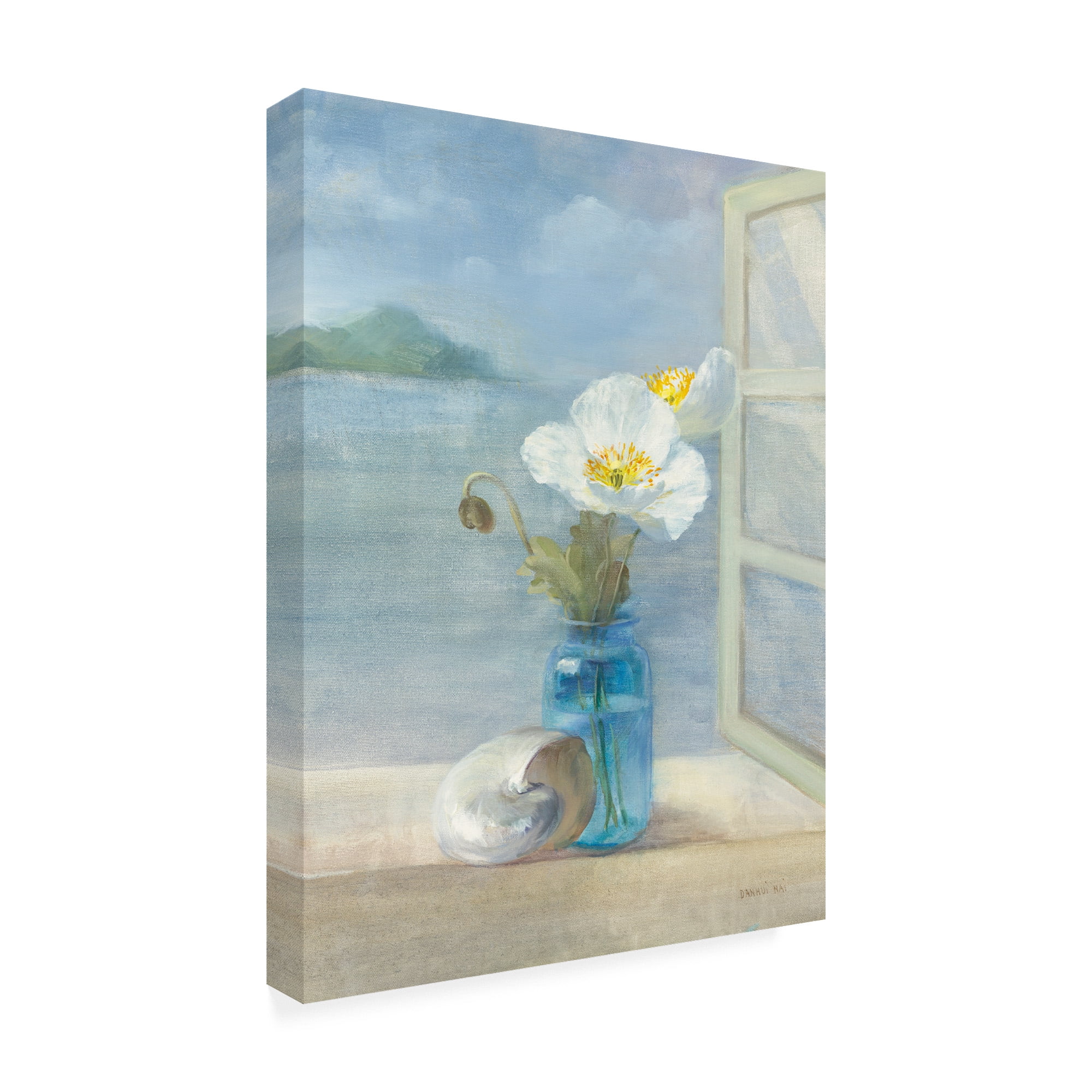 Trademark Fine Art 'Coastal Florals II' Canvas Art by Danhui Nai