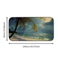 thumbnail image 5 of ONETECH Palm Trees Square Door Mat for Home Indoor/Outdoor/Front Door/Bathroom Mats 19.68*39.37 in, 5 of 6