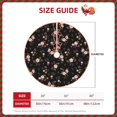 thumbnail image 2 of Haiem Flowers Pattern Christmas Tree Skirt Merry Christmas Party Christmas Tree Decoration,New Year Decorations-30", 2 of 6