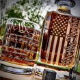 thumbnail image 3 of We The People Bandera Estadounidense Constitución De Ee. Uu. Decantador De Whisky Grabado En Vidrio Regalo Del Día Del Padre matsuzay HA036288-00, 3 of 6
