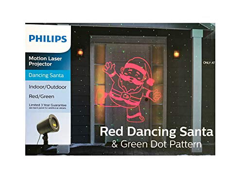 P3 PHILIPS MOTION LASER PROJECTOR 12 SELECTABLE MOVING PATTERNS INDOOR/OUTDOOR ~ 
