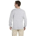 thumbnail image 2 of The Gildan Adult Ultra Cotton 6 oz Long Sleeve T-Shirt - ASH GREY - XL, 2 of 4