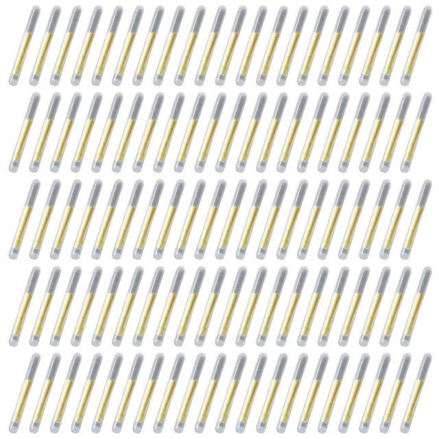 EIGTHTAIL 100Pcs Fishing Glow Stick Fluorescent Light Stick Night Fishing Light Stick