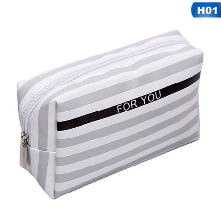 SHOPFIVE Korean Style Toiletry Bags PU Leather Cosmetic Bag Small Organizer Trend