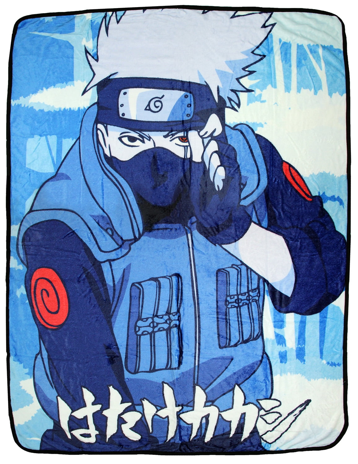 Nsddm Naruto Series/Hatake Kakashi with A Group of Dogs Pattern/Anime Blanket/Home Furnishings/Bedding/Soft and Comfortable/Easy to Clean/A Quilt Suitable for Adults and Children