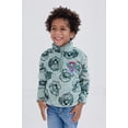 thumbnail image 2 of Sudadera Woobie de medio cierre para niño Paw Patrol, verde pálido, 2 of 5