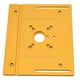 thumbnail image 1 of Placa de InsercióN de Mesa de Enrutador de Aluminio, Placa de InsercióN de Mesa, Recortadora de Enrutador para CarpinteríA, Tablero Abatible de Fresado de Madera EléCtrico A, 1 of 5