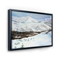 thumbnail image 3 of Designart 'Snow-Capped Mountains With Winter Landscape' Traditional Framed Canvas Wall Art Print, 3 of 5