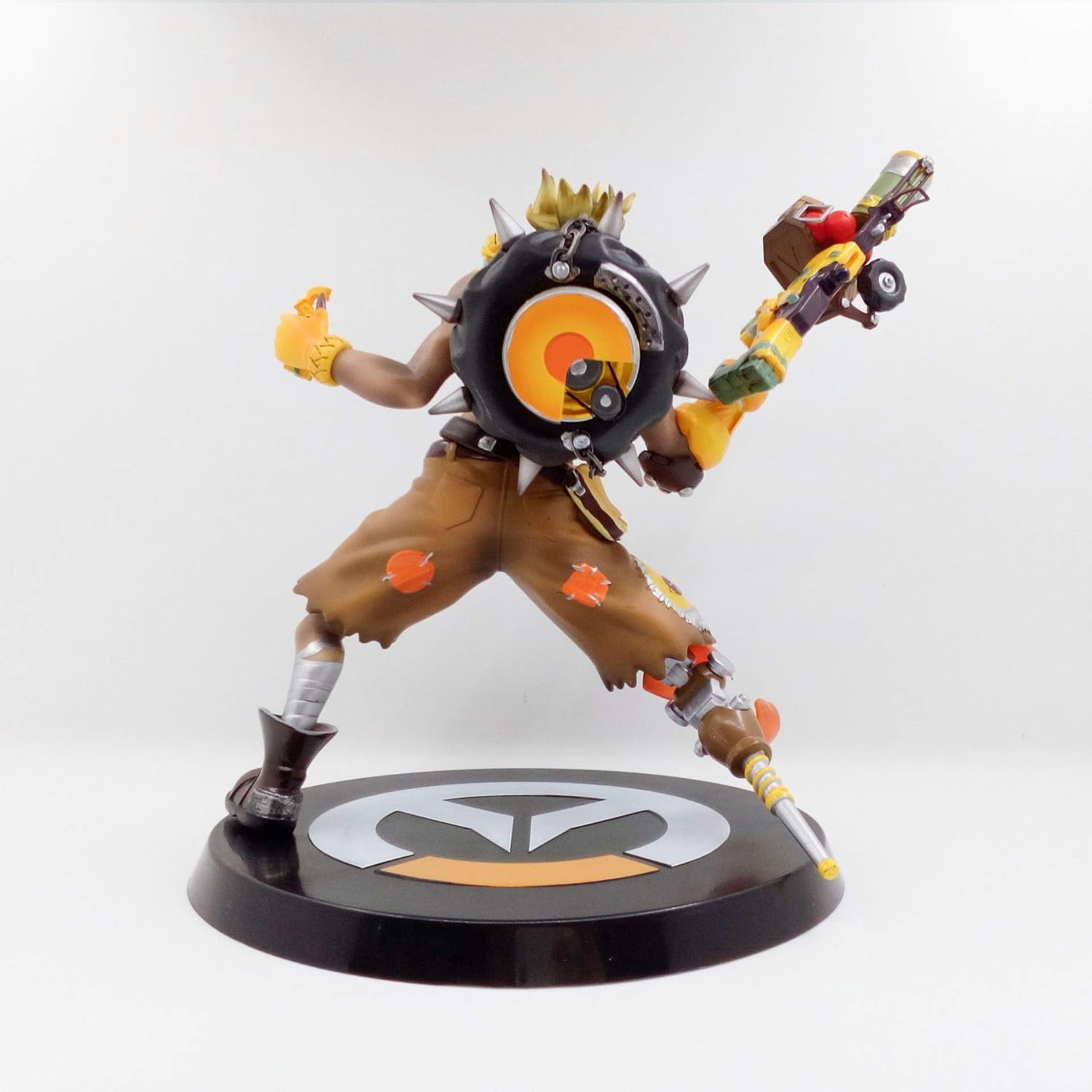 Junkrat Figure Fighting Junkrat Anime Figures 31cm/12.2inch Handmade PVC Cartoon Manga Game Character Model Decoration Craft Gift