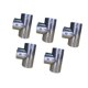 thumbnail image 4 of 5 conectores de tubo de 3 vías, accesorios de 25 mm, para muebles, piezas de fijación de juntas, abrazaderas de riel final fáciles de instala, 4 of 8