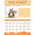 thumbnail image 3 of HAHASHOW Unisex Infant Toddler Animal Flannel Hooded Romper Jumpsuit, Fall Winter Warm Soft One-Piece Onesie, Machine Washable, 0-3T, 3 of 7