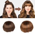 thumbnail image 2 of Women Fashion Braid Fake Fringe Natural Headwear Hair Extensions Headband Blunt Bangs Hairpieces R0U9, 2 of 8