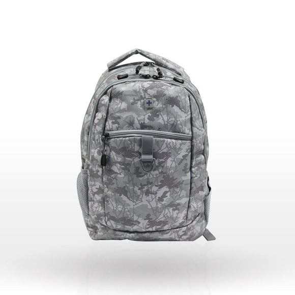 Mochila Swiss Gear BTS Camuflaje para laptop de 15' color gris claro