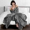 thumbnail image 3 of Bare Home Ultra Soft Microplush Velvet Blanket - Luxurious Fuzzy Fleece Fur - All Season Premium Bed Blanket (King, Gray), 3 of 6