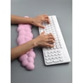 thumbnail image 1 of 1pc Solid Color Cloud-Shaped Keyboard Wrist Rest Pad For Computer/Laptop Office Use, 1 of 5