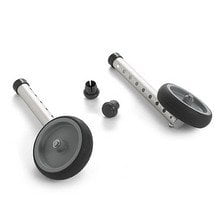 - INV6271 - Single Fixed-Wheel Attachments with Rear Glide Tip, 5, Manufacturer: Invacare Corporation By Invacare