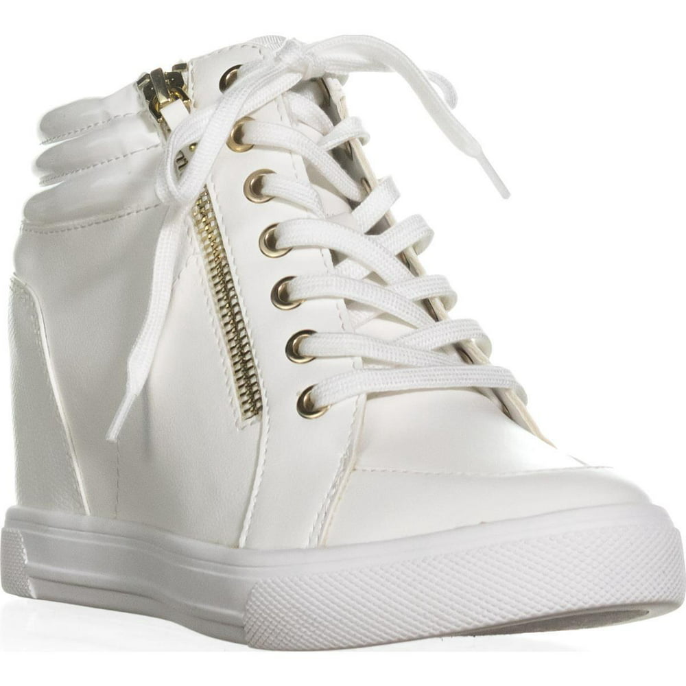 ALDO - Womens Aldo Kaia Hidden Wedge Fashion Sneakers, White - Walmart ...