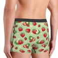 thumbnail image 4 of Bingfone Strawberry Floral Men's Underwear - Casual Stretch Boxer Briefs-X-Large, 4 of 7