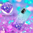 thumbnail image 4 of Funda para Xiaomi Redmi Note 10S 4G/Note 10 4G Transparente con Brillos Carcasa Protectora Antigolpes con Glitter Brillante, 4 of 5