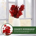 thumbnail image 6 of FONDOTIN 6-Pack Red Artificial Gypsophila Flowers for Indoor Decoration, Home Decor, Wedding, and Photo Props, 6 of 7