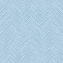 Chesapeake Caladesi Light Blue Faux Linen Prepasted Non Woven Blend Wallpaper, 20.5-in by 33-ft, 56.4 sq. ft.
