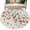 Beige, variant on Colorful Polka Dot Round Area Rug 8Ft Washable Large Circle Rugs for Living Room Dorm, Cartoon Cute Abstract Graffiti Beige Non-Slip Carpet Floor Mats Indoor Outdoor Carpet Runner Home Decor