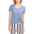 thumbnail image 2 of Camiseta Básica Alta-Baja para Mujer Vince Camuto Azul Pequeña, 2 of 2